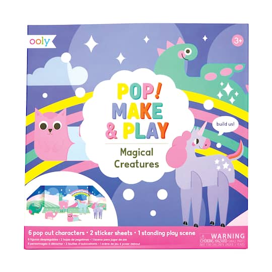 OOLY Pop! Make &#x26; Play Magical Creatures Activity Scene